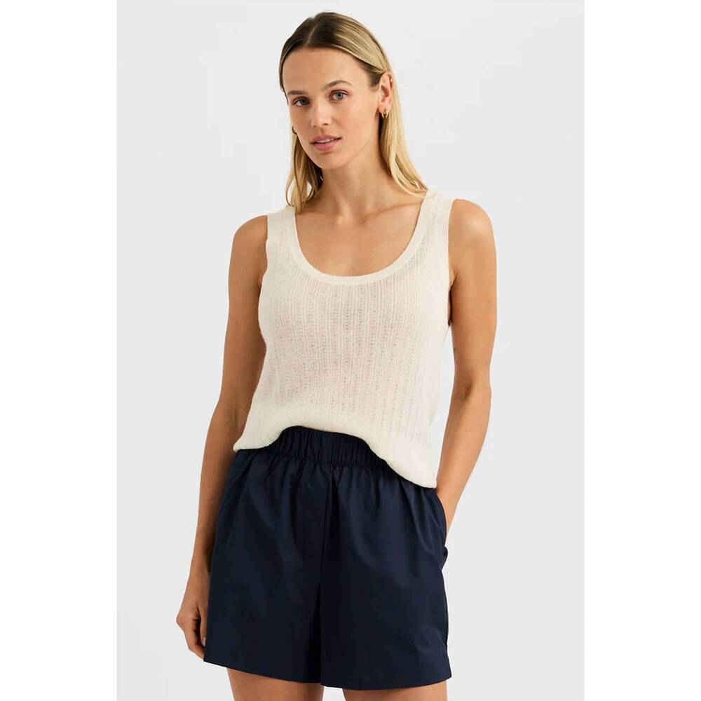 NEW ONE GREY DAY opal tank top in ecru